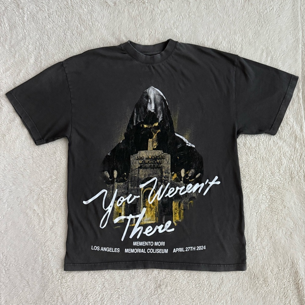 Darc Sport Wolves Shirt, US Tour Tee, Size Medium, 1298 of 2000, GRAY